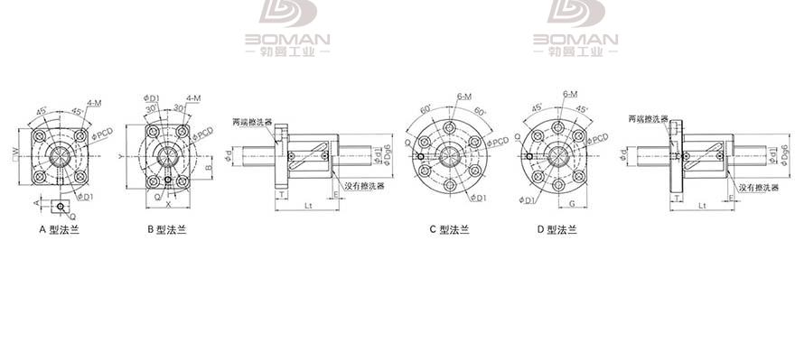 KURODA GR2520DS-AALR 黑田精工丝杆规格说明