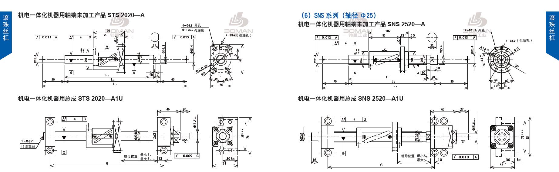 TSUBAKI STS2020-845C5-A tsubaki丝杆是哪里产的
